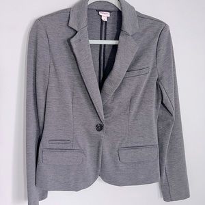 Target Grey Cotton Blazer - S